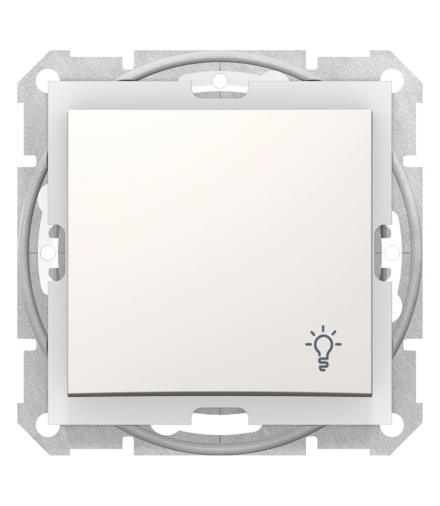 Sedna Przycisk światło IP44 krem Schneider SDN0900323