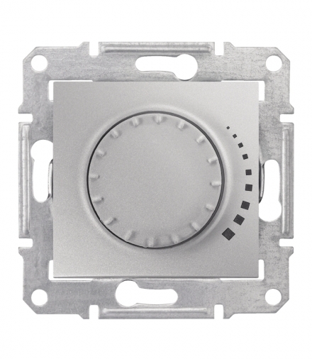 Sedna Ściemniacz z funkcją łącznika schodowego RC 25-325VA aluminium Schneider SDN2200760