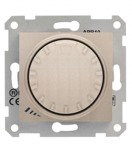 Sedna Ściemniacz z funkcją łącznika schodowego RL 40-1000W / 60-600W satyna Schneider SDN2200968