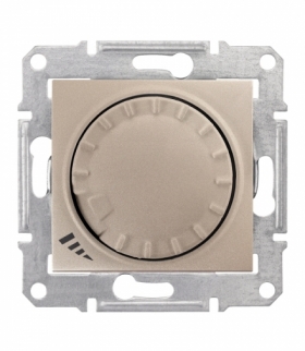 Sedna Ściemniacz uniwersalny RL/RC 20-420VA / 20-320VA satyna Schneider SDN2201168