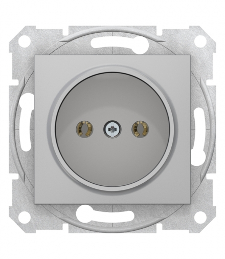 Sedna Gniazdo pojedyncze 2P, aluminium Schneider SDN2900160