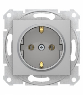 Sedna Gniazdo SCHUKO szybkozłącza aluminium Schneider SDN3001860