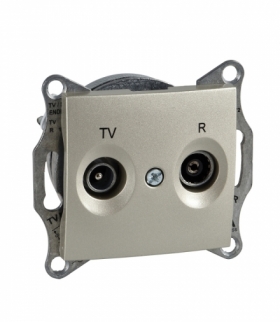 Sedna Gniazdo R/TV końcowe (1dB) satyna Schneider SDN3301668