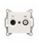 Sedna Gniazdo TV/SAT końcowe (1dB) krem Schneider SDN3401623