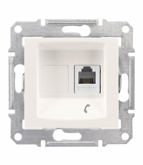 Sedna Gniazdo telefoniczne RJ11 krem Schneider SDN4101123