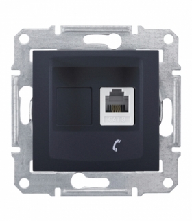 Sedna Gniazdo telefoniczne RJ11 grafit Schneider SDN4101170