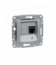 Sedna Gniazdo komputerowe RJ45 kat.5e UTP aluminium Schneider SDN4300160
