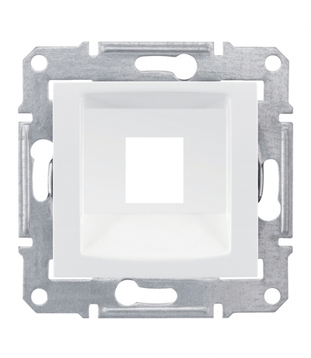Sedna Płytka centralna 1x RJ45 do: Krone biały Schneider SDN4300321