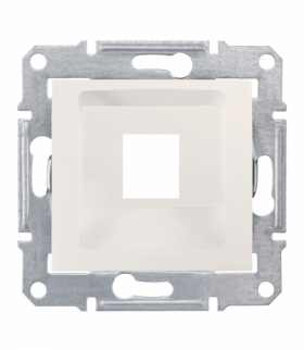 Sedna Płytka centralna 1x RJ45 do: Krone krem Schneider SDN4300323