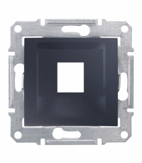 Sedna Płytka centralna 1x RJ45 do: Krone grafit Schneider SDN4300370