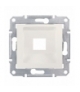 Sedna Płytka centralna 1x RJ45 do: RDM krem Schneider SDN4300423