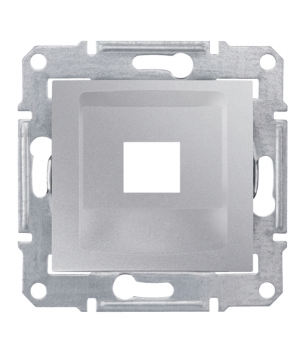 Sedna Płytka centralna 1x RJ45 do: RDM aluminium Schneider SDN4300460