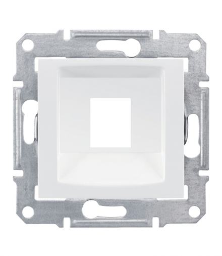 Sedna Płytka centralna 1x RJ45 do: Systimax biały Schneider SDN4300521