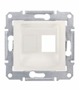 Sedna Płytka centralna 1x RJ45 do: AMP, Molex, Keline krem Schneider SDN4300623