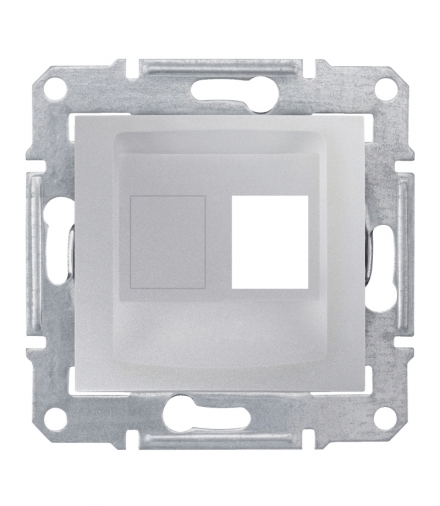 Sedna Płytka centralna 1x RJ45 do: AMP, Molex, Keline aluminium Schneider SDN4300660