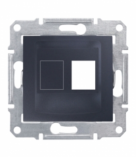 Sedna Płytka centralna 1x RJ45 do: AMP, Molex, Keline grafit Schneider SDN4300670