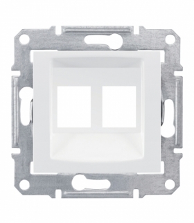 Sedna Płytka centralna 2x RJ45 do: AMP, Molex, Keline biały Schneider SDN4400621