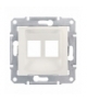 Sedna Płytka centralna 2x RJ45 do: AMP, Molex, Keline krem Schneider SDN4400623