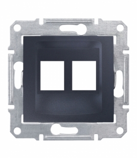 Sedna Płytka centralna 2x RJ45 do: AMP, Molex, Keline grafit Schneider SDN4400670