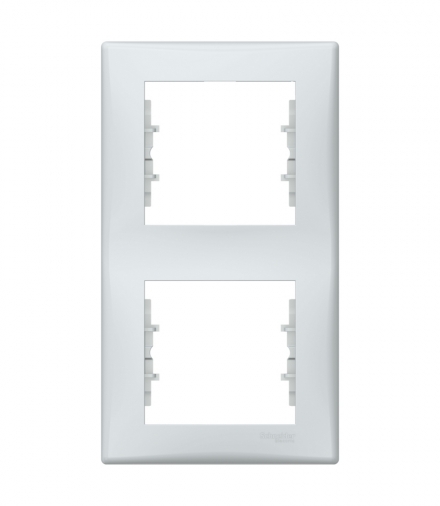 Sedna Ramka 2-krotna pionowa miętowy szary Schneider SDN5801133