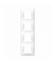 Sedna Ramka 4-krotna pionowa biały Schneider SDN5802021