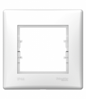 Sedna Ramka 1-krotna IP44 biały Schneider SDN5810521