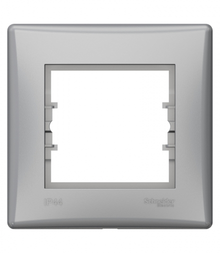Sedna Ramka 1-krotna IP44 aluminium Schneider SDN5810560