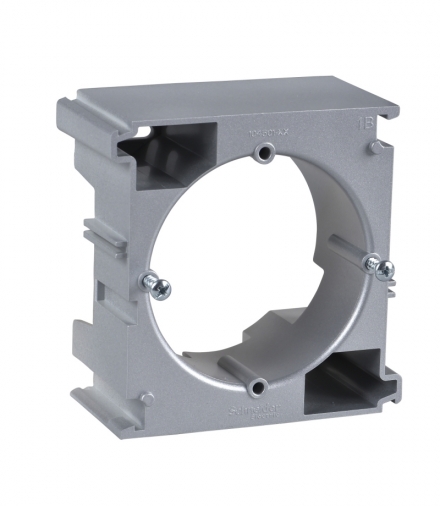 Sedna Podstawa naścienna rozszerzająca w systemie poziomym aluminium Schneider SDN6100260