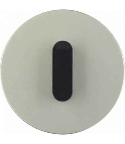 R.classic Płytka czołowa z pokrętłem do łącznika obr. stal szlachetna/czarny Berker 1001200400