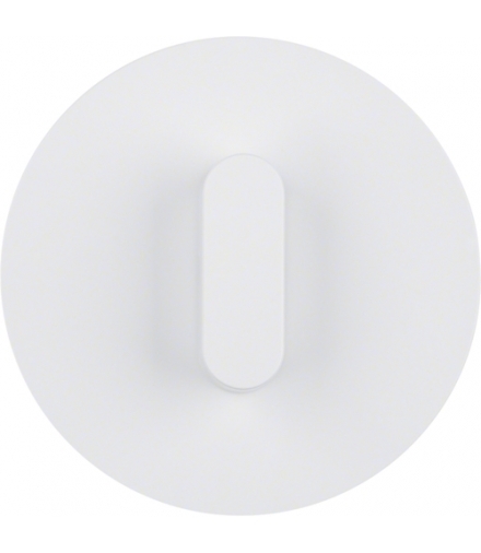 R.classic Płytka czołowa z pokrętłem do łącznika obrotowego, biały, połysk Berker 1001208900