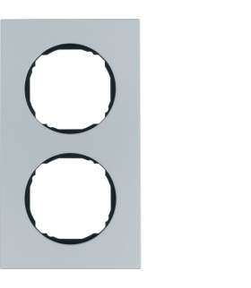 R.8 Ramka 2-krotna, aluminium Berker 10122674