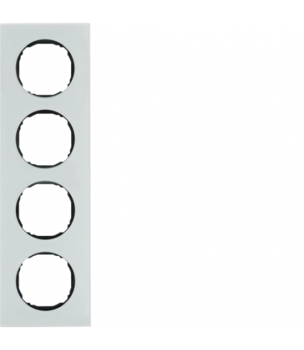 R.8 Ramka 4-krotna, szkło, biały Berker 10142609