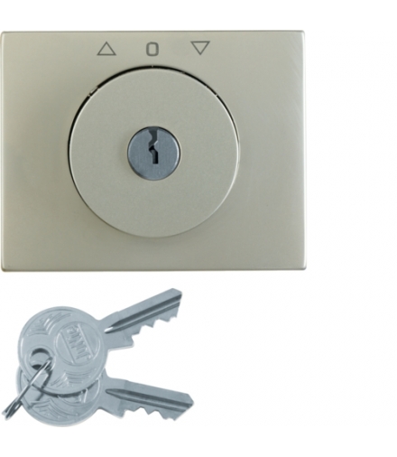 K.5 Płytka czołowa z kluczykiem do łącznika żaluzjowego obr. stal szlachetna Berker 1079730400