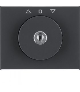 K.1 Płytka czołowa z kluczykiem do łącznika żaluzjowego obr. antracyt mat lakier Berker 1079730600