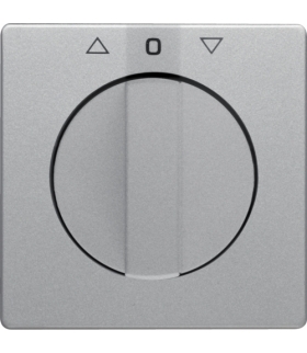 Q.x Płytka czołowa z pokrętłem do łącznika żaluzjowego obr. alu aksamitlakier Berker 1080608400