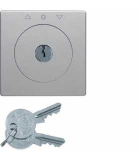 Q.x Płytka czołowa z kluczem do łącznika żaluzjowego na klucz alu, aksamit Berker 1081608400