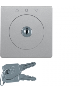 Q.x Płytka czołowa z kluczem do łącznika żaluzjowego na klucz alu, aksamit Berker 1083608400