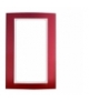 B.3 Ramka z dużym wycięciem, alu, czerwony/biały Berker 13093022
