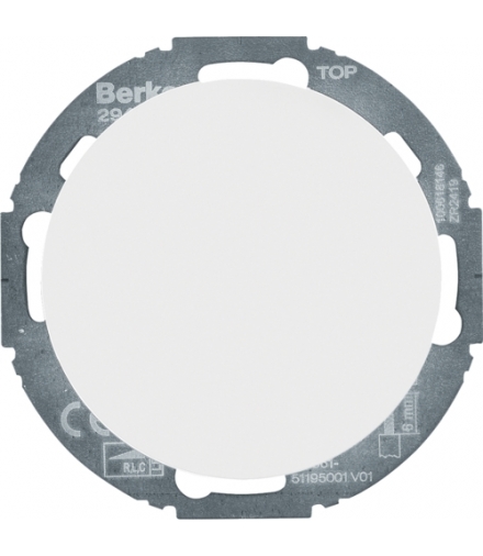 R.classic Ściemniacz obrotowy komfort, biały, obc. R/L/C 20-420 W, LED 3-100 W Berker 29442089