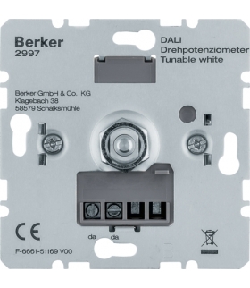 one.platform Potencjometr obrotowy DALI, Tunable White Berker 2997