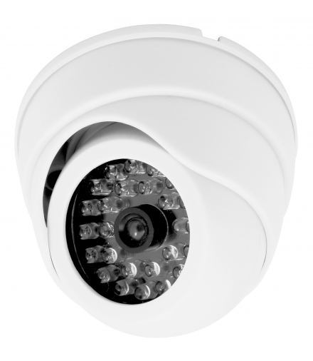 ATRAPA KAMERY EURA AK-06B3 kopułkowa wewnętrzna biała obudowa
