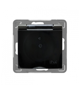 IMPRESJA GPH-1YZP/m/50/d Gniazdo bryzgoszczelne z uziemieniem IP-44 z przesłonami torów prądowych wieczko przezroczyste