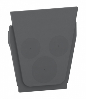 Mureva zestaw 10 wypustów kablowych antracyt Schneider MUR35007