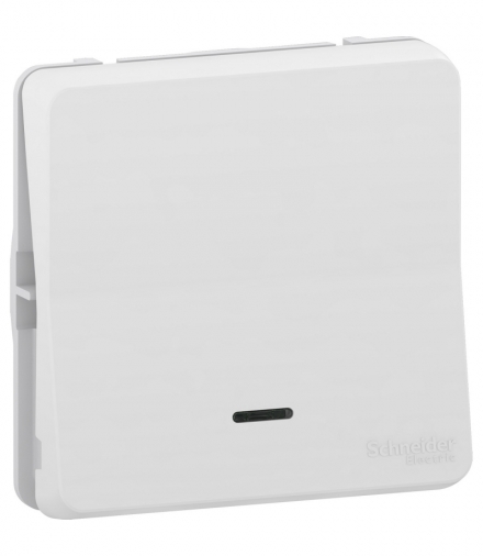 Mureva mechanizm przycisku z podświetleniem biały Schneider MUR39127