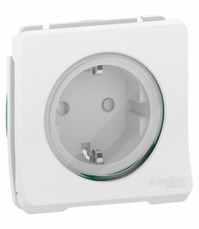 Mureva mechanizm gniazdo 2P+PE schuko zaciski śrubowe biały Schneider MUR39135