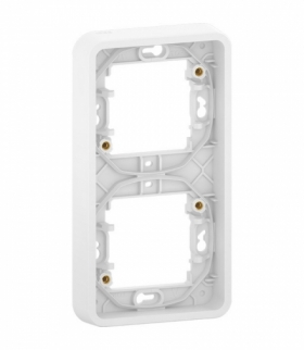 Mureva podstawa podtynkowa 2x pionowa biała Schneider MUR39151