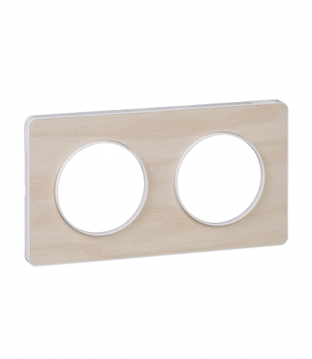Odace Ramka 2-krotna, touch, drewno nordic Schneider S52P804M