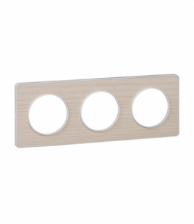 Odace Ramka 3-krotna, touch, drewno nordic Schneider S52P806M