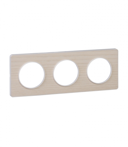 Odace Ramka 3-krotna, touch, drewno nordic Schneider S52P806M
