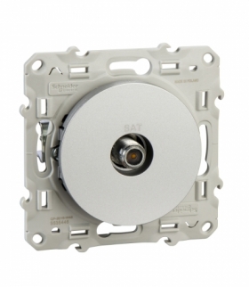 Odace Gniazdo SAT aluminium Schneider S53D446